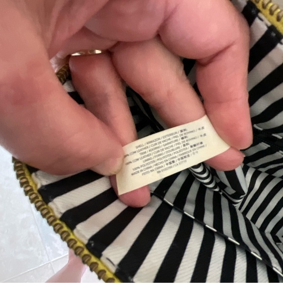 Kate Spade satchel Southport Avenue Jenny color block yellow and tan - Picture 12 of 16